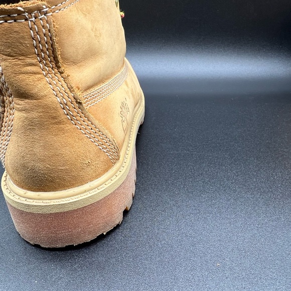 Timberland Premium Wheat Tan Boots Juniors/Kids Size 3.5 M #12909 - Picture 9 of 11